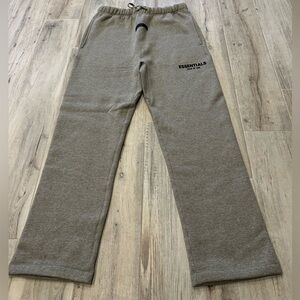 Mens Essentials Fear of God Gray Sweatpants, S, $140